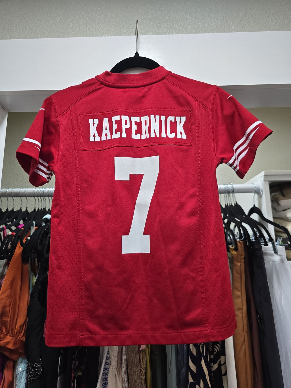 NFL Red Kaepernick #7 Boys' 49ers Football Jersey